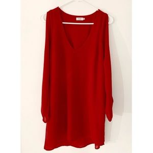 Tobi red dress